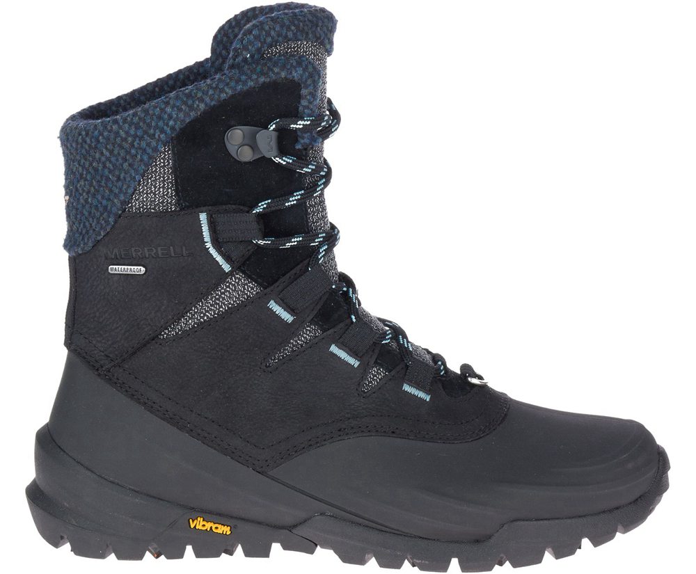 Kozaki Merrell Damskie Czarne - Thermo Aurora 2 Mid Shell Waterproof - 379201-VFA